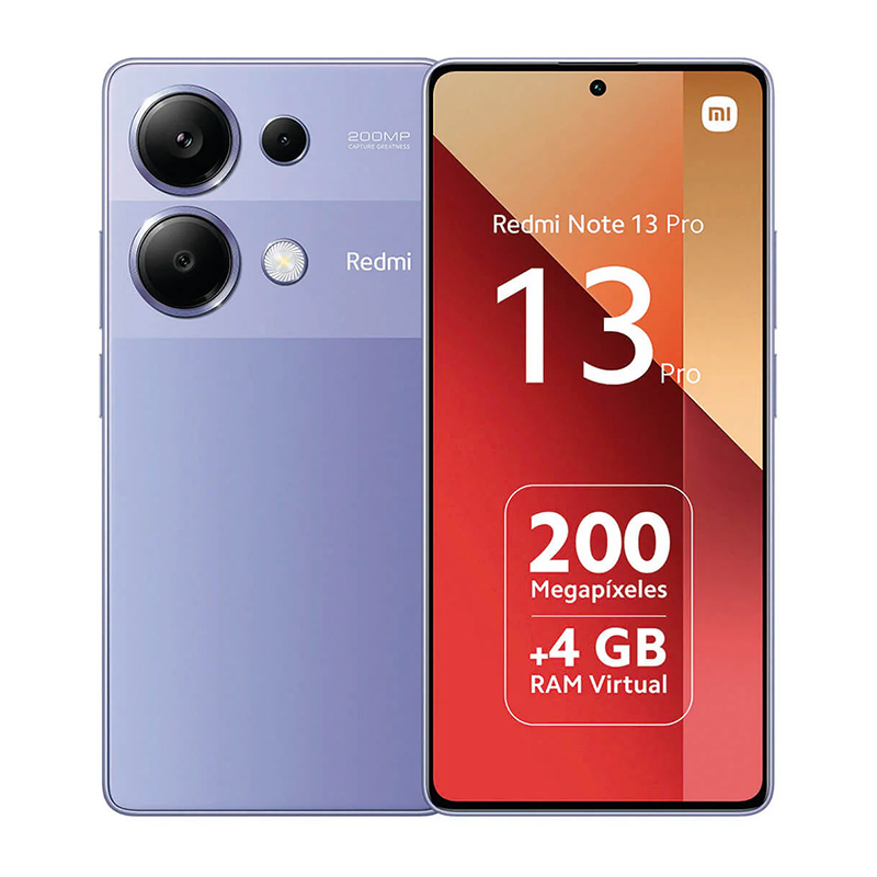 گوشی شیائومی Redmi Note 13 Pro 4G حافظه 256 گیگابایت رم 12 گیگابایت - بنفش